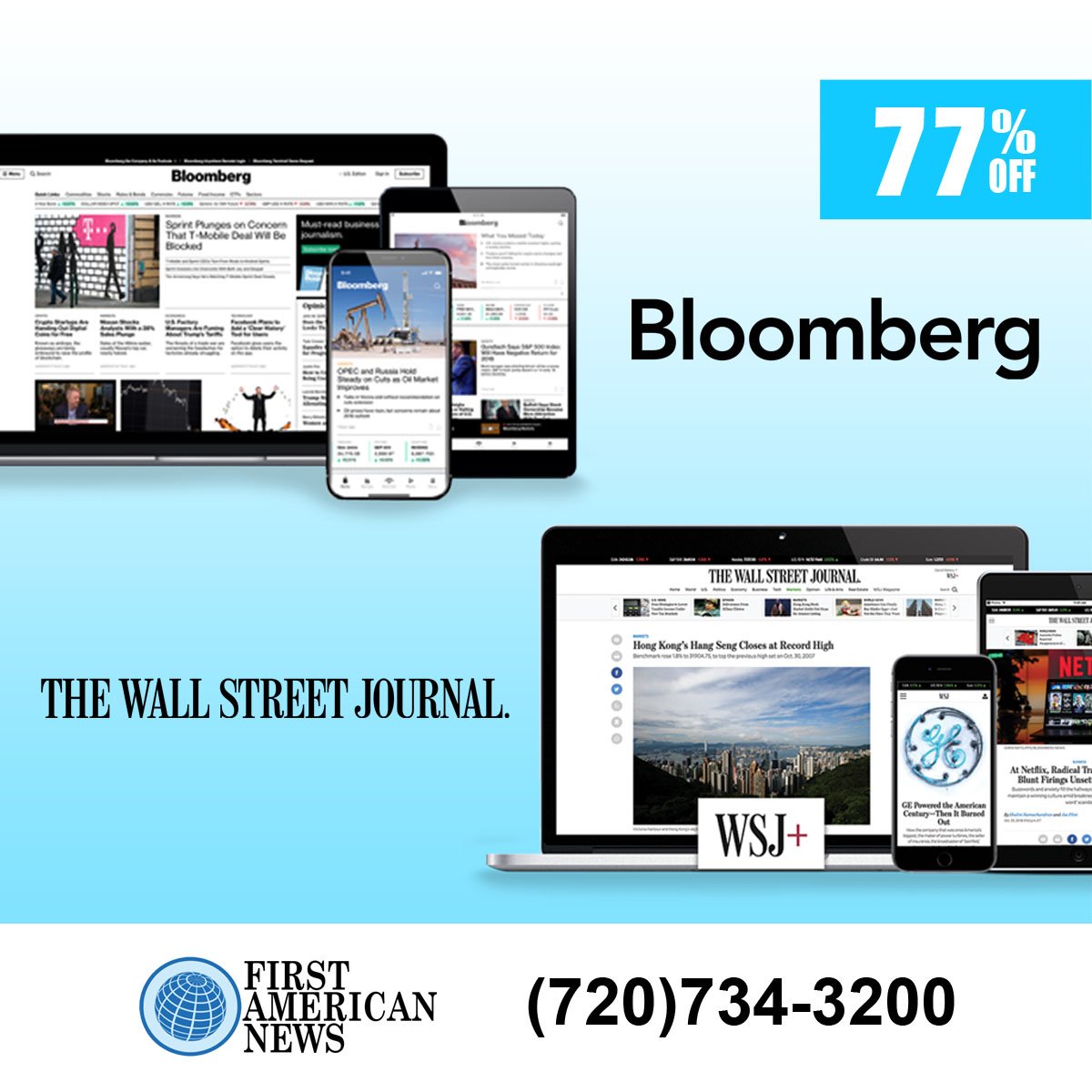 Wall street journal print edition subscription price take 80% Off
