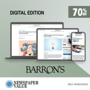 Barron's News Digital Subscription for 2 Years for Only for $159