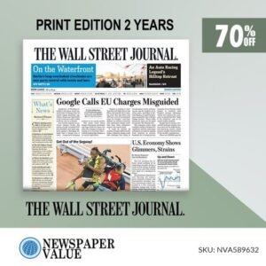 Wall Street Journal Print Edition Subscription for 2 Years