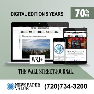 Wall Street Journal Digital Subscription for 5 Years for only $89