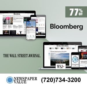 Bloomberg Newspaper and WSJ Digital Bundle for 5 Years