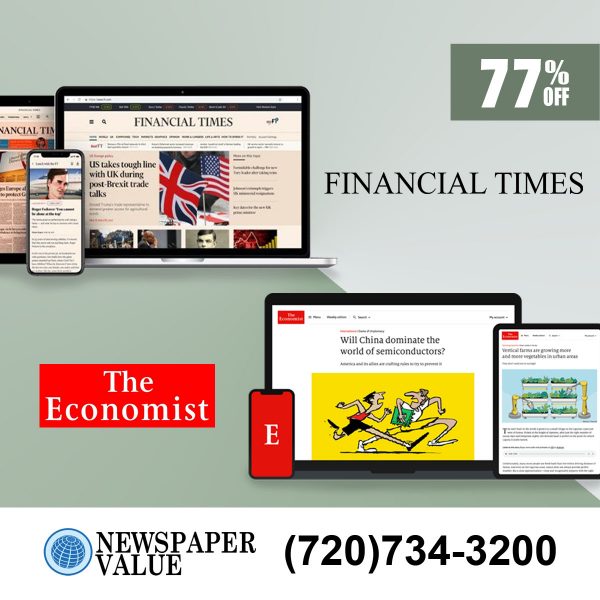 Washington Post and The FT Subscription at 77% Off