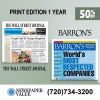 WSJ and Barron's Duo Package Subscription for 1 Year